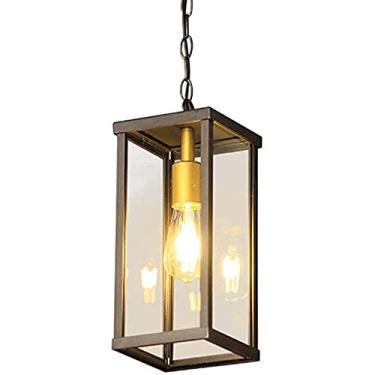 Imagem de Kitchen Faucet Luzes pendentes ao ar livre, interno, luzes penduradas E27 Luzes de alumínio Anti-Rust Anti-Rust impermeável IP44 Luzes de teto rústico Villa Terrace