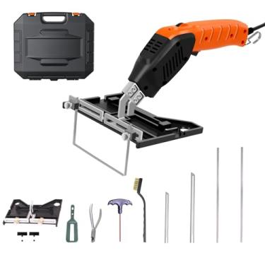 Imagem de RONGTER Faca Elétrica Refrigerada A Ar - Ferramenta De Corte Espuma Com Lâminas E Acessórios, Use O Cortador Para Gravação Faça Você Mesmo