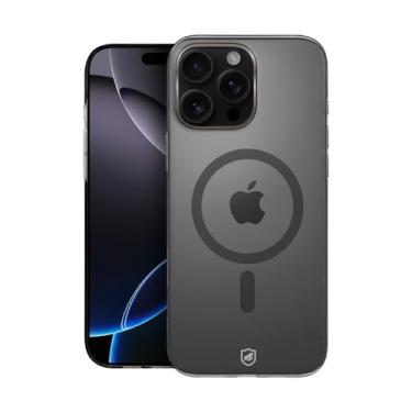 Imagem de Gshield Capa Case Premium Crystal Slim em Acrílico Compatível com Magsafe (Titanium, iPhone 16 Pro Max)