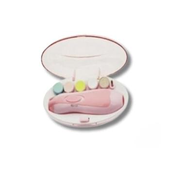 Imagem de Cortador Lixa Para Unhas De Bebês Elétrico Aparador Mão E Pé (Rosa)