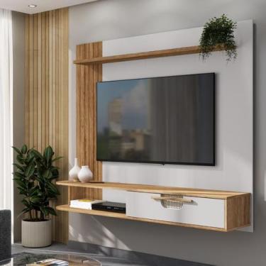 Imagem de Painel Jeri Suspenso TV 65 Polegadas Porta Ratan Sala - BECHARA, Cinam