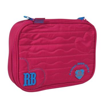 Imagem de Estojo Rebecca Bonbon Box Nylon Logo Escolar 36 Elásticos (Rosa)