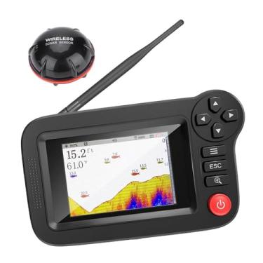 Imagem de UGPLM Sonar Fish, detector de profundidade e peixes para Kayak Lake