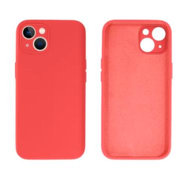 Imagem de Capinha Compativel com iPhone 14 Com Proteção de Câmera em Silicone com Interior Aveludado