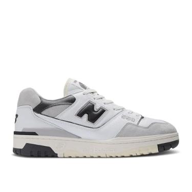 Imagem de New Balance Tênis masculino 550, Base cinza/preta, 36