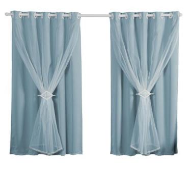 Imagem de Cortina Blackout Para Janela 2.70 x 1.70 Bebê Quarto Menino - EMPÓRIO 