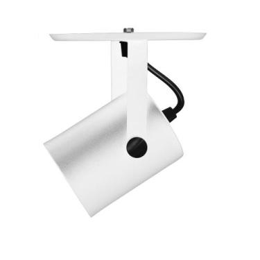 Imagem de Luminária de Teto Spot Móvel Taschibra Cannon AR70 Sobrepor 1x E27 Alu