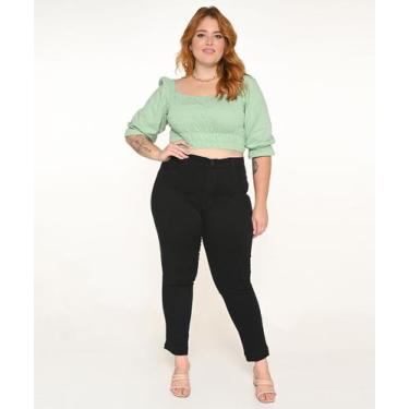 Imagem de Calça Feminina Sarja Plus Skinny - RAZON JEANS, 52