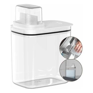 Imagem de Organizador Dispenser 1,5l Para Amaciante Lavanderia Branco - Ou