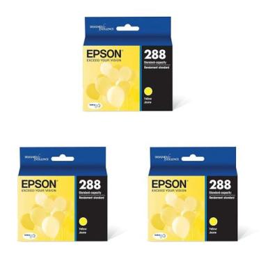 Imagem de Cartucho de tinta Epson 288 DuraBrite Ultra Yellow T288420-S x3