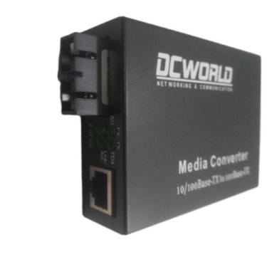 Imagem de Conversor de Mídia DCWorld Fast DX SM 20KM - 2Flex