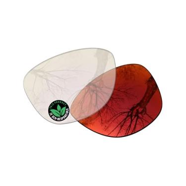 Imagem de Raydi Lentes de reposição de policarbonato para óculos de sol RayBan Meta Skyler RW4010 52 mm - Eclipse Red Photochromic - Não polarizado