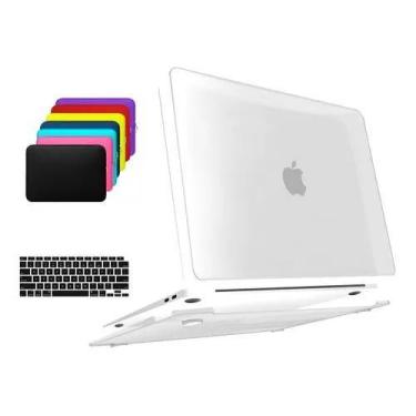 Imagem de Kit Capa Case Compatível Com Macbookk PRO 15 A1707 A1990 Touchbar Fabr
