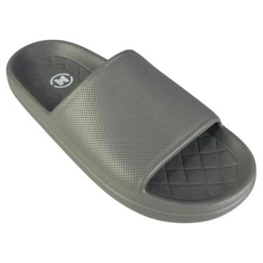 Imagem de Chinelo Slide Juvenil Menino Molekinho Eva Leve (Chumbo, BR, Criança de 4 a 8 anos, Faixa Numérico, 29, 30)