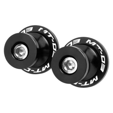 Imagem de BYYINGSUS Parafusos de suporte deslizantes de bobinas de braço oscilante de 6 mm acessórios de motocicleta compatíveis com Y&AMAHA MT03 MT09 MT10 MT 03 09 10 Mt03 Mt09 Mt10 (preto Mt03)