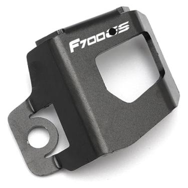 Imagem de Acessórios de motocicleta Tampa do tanque de combustível do freio traseiro Capa protetora compatível com F800GS F700GS F800 F700 F 800 700 GS 2013-2018 (F700gs Preto)