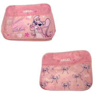 Imagem de Bolsa Organizadora De Viagem Disney Angel 2 Peças Miniso