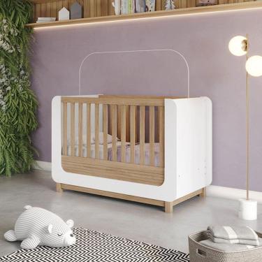 Imagem de Berço Mini Cama Aconchego Ambiente Branco Jequitibá HP - Henn