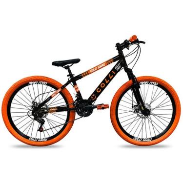 Imagem de Bicicleta Grau Aro 26 Freio A Disco Quadro 13,5 Pole Colli Preto-laranja