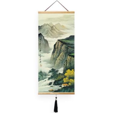 Imagem de EAPEY Impressões de arte de parede japonesa decoração de pendurar em rolo chinês para casa