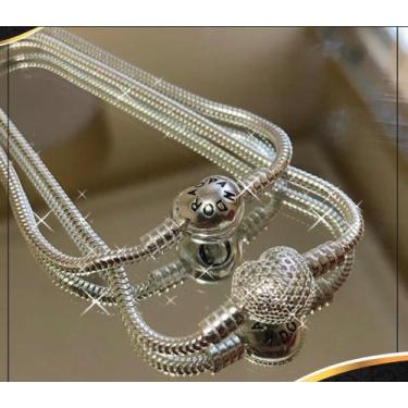 Imagem de Pulseira prata estilo pandora - KLAW SEMI JÓIAS