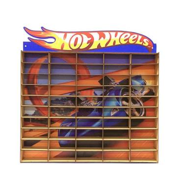 Imagem de Estante Para Carrinhos Hotwheels Organizador Brinquedos Novo colorido 