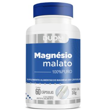 Imagem de MAGNÉSIO MALATO 100% PURO SUPER MINERAL 60 CÁPSULAS - DUOM