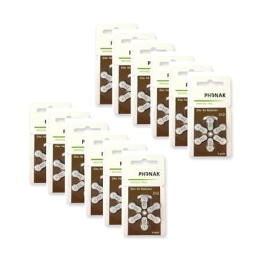 Imagem de 24 Pilhas Phonak 312 Aparelho Auditivo - Mercury Free