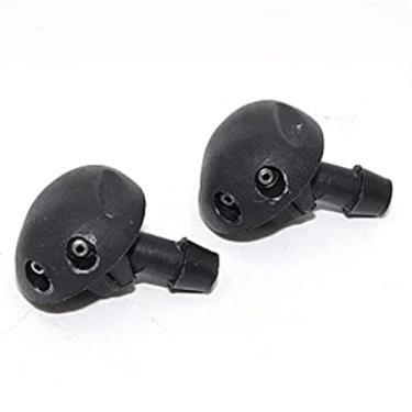 Imagem de SCurti Bocais de lavagem de para-brisa para Re/Nault Megane MK1 1995-2002 Bocal de lavadora de limpador de para-brisa dianteiro de carro, 2 peças de carro