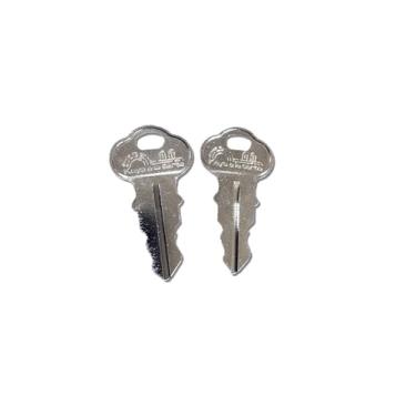 Imagem de Chave de substituição para Chicago Lock, CompX Lock Code 2389, corte em branco CG1, marca Amazon, ajuste preciso para móveis de escritório, armários de arquivos e mesas