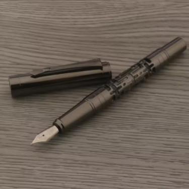 Imagem de CANETA TINTEIRO EXECUTIVA METAL PENA 0,5MM SOFISTICADA ELEGANTE LUXO