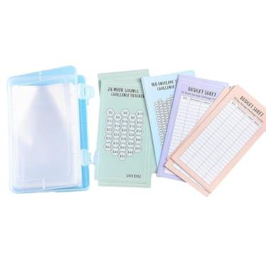 Imagem de Fichário e planejador de orçamento com 100 envelopes para economia de dinheiro – Livro de poupança com envelopes de dinheiro pré-numerados, rastreadores e etiquetas – Economize US$ 5.050 em casa