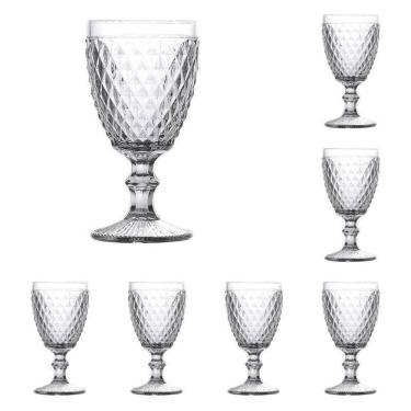 Imagem de Conjunto Com 12 Taças De Vidro Vinho 230Ml Bico De Abacaxi