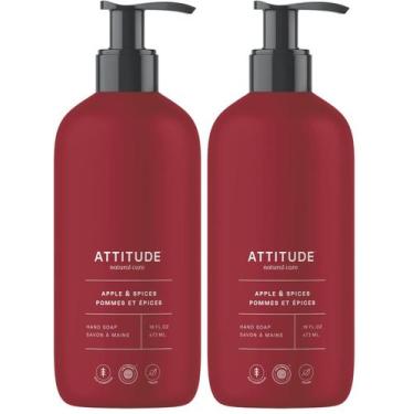 Imagem de Sabonete líquido para mãos ATTITUDE Apple & Spices 500 ml (pacote com 