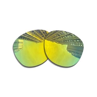 Imagem de Wetnenss Lentes de substituição para óculos de sol Oakley Latch OO9265/polarizadas de 1,5 mm/fácil de instalar (dourada)