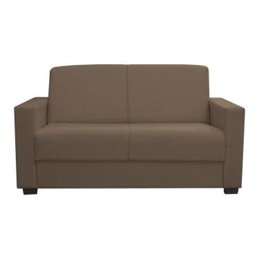 Imagem de Sofá 3 Lugares Confortável 1,60m Livia Isa Estofados Marrom