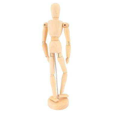 Imagem de SUNGOOYUE Modelo Artístico de Manequim de Madeira, Manequim de Figura Humana Flexível de 12 Polegadas para Desenho e Pintura, Ideal para Decoração de Casa e Exibição de Escritório