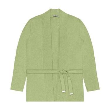 Imagem de Cardigan Feminino Plus Size Em Tricot Secret Glam-Feminino