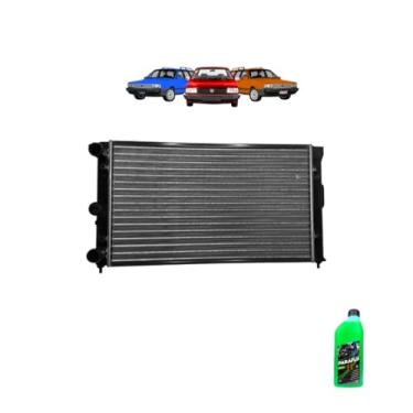 Imagem de Kit Radiador VW Santana 1.8 1991 a 1994 + Aditivo Radiador Paraflu Verde