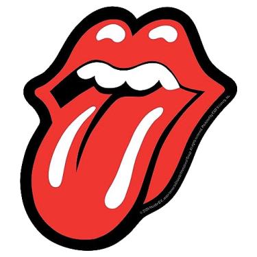 Imagem de C&D Visionary Adesivo com logotipo The Rolling Stones Tongue Vermelho, preto, branco. Psicodélico, para Janela
