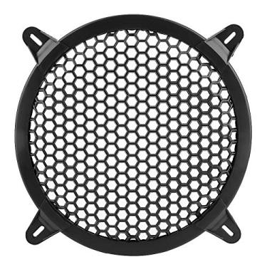 Imagem de Generic Capa de Alto-falante Protetor Resiliente para Subwoofer, Plástico Preto 6 Polegadas/8 Polegadas/10/12 para Modificação de áudio do Carro (#02)