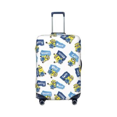 Imagem de 2025 Minions Capa de bagagem elástica mala de viagem capas protetoras 