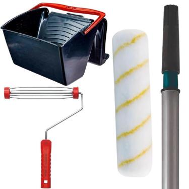 Imagem de Caçamba 12L + Rolo 23Cm + Suporte Garfo 23Cm + Cabo 3M