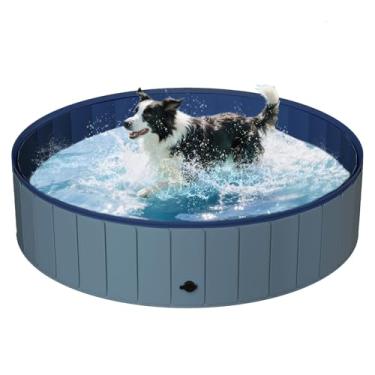 Imagem de UCCY Piscina dobrável para cães grandes de plástico rígido