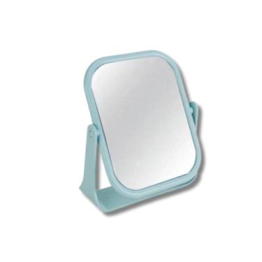 Imagem de Espelho de Mesa Portátil Minimalista – Reflexo Nítido, Design Moderno, Compacto e Leve para Maquiagem, Skincare