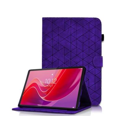 Imagem de Capa para Lenovo Tab M11 (TB-330FU/TB-331FC)/Tab K11 LTE 11 polegadas 2024 - Capa fólio de couro PU com visualização em vários ângulos com fecho magnético, capa para tablet inteligente