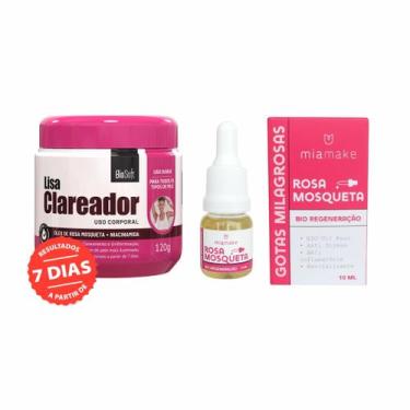 Imagem de Tratamento Para Clarear Virilha Axila Pele Com Rosa Mosqueta - Bio Sof