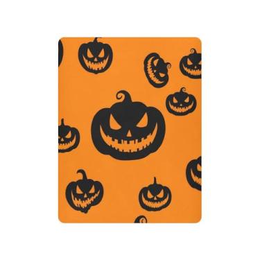 Imagem de JUZIHAI Lençol de berço de Halloween para meninos e meninas, silhuetas de macaco de Halloween, macio, elástico, respirável, capa de colchão para berço padrão e cama infantil, 99 x 68 cm