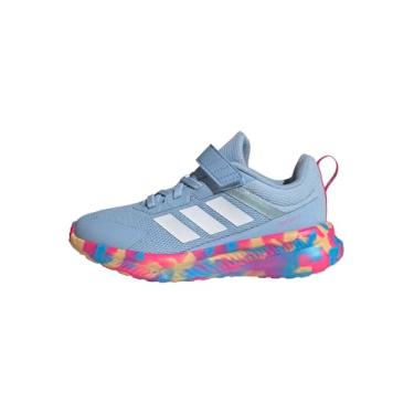 Imagem de adidas Unissex infantil Fortarun 4.0, Azul/Cinza Mágico Metálico/Rosa Lúcido, 13.5 Little Kid