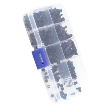 Imagem de Generic Porca de Parafuso Sortida, Kit Sortido de Parafuso Impasse Sextavado de Nylon, Espaçadores de Nylon para Indústrias Equipamentos de Escritório Comunicação Eletrônica (#03)